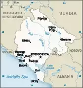 Montenegro map