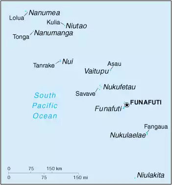 Tuvalu map