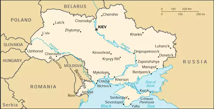 Ukraine map